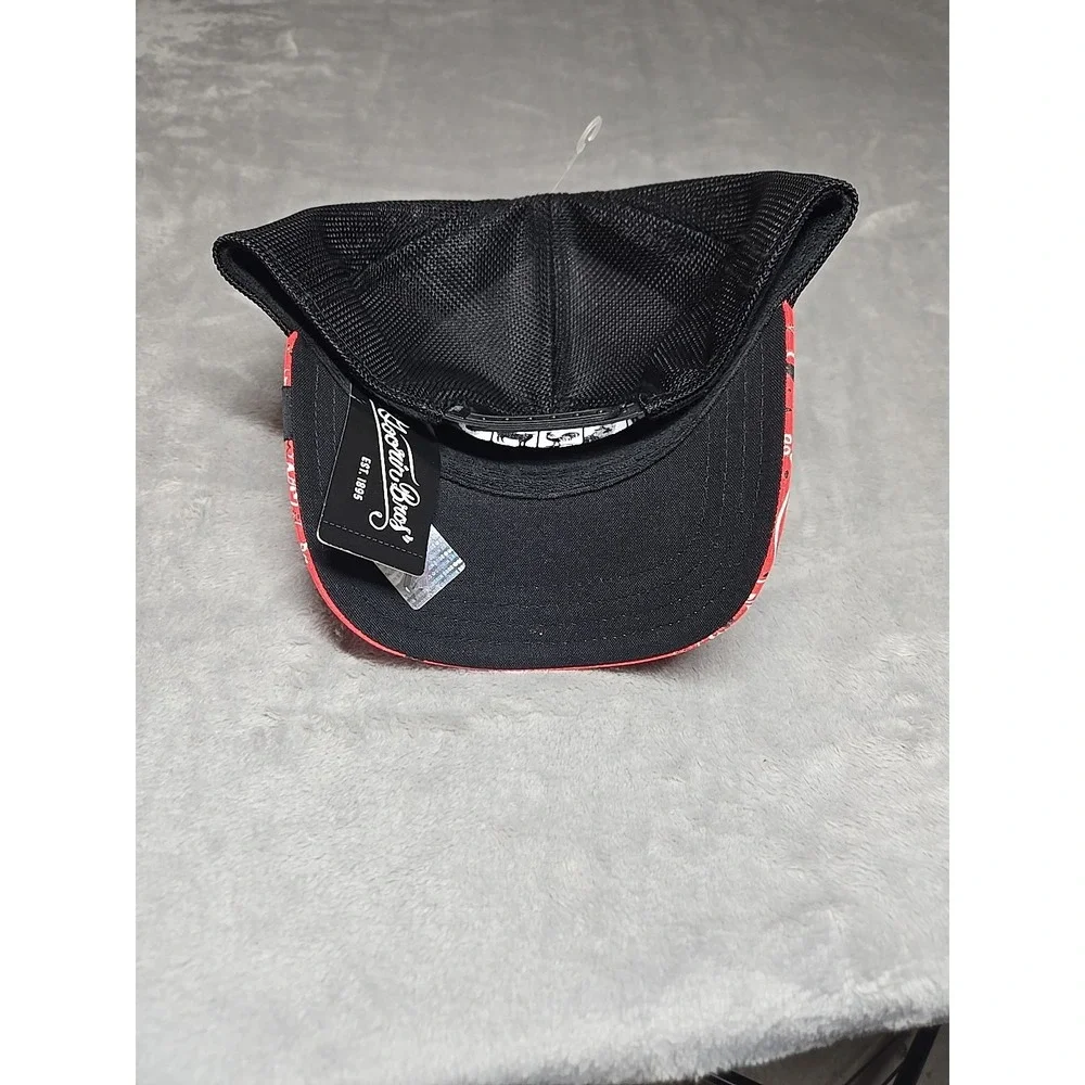 Goorin Bros The Farm Alpha Dog Red Paisley Bandana Trucker Hat SnapBack Cap OS - Picture 4 of 5